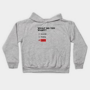 what do you want? Kids Hoodie